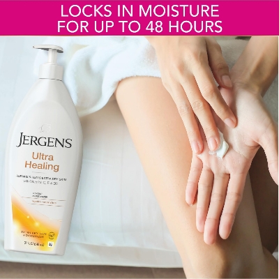 Picture of 400 ml Jergens Ultra healing Moisturizer body lotion International UAE product Any season used for male/ female