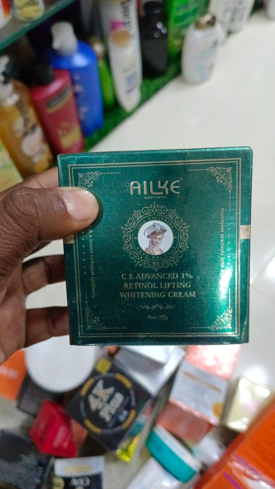 Picture of 25 gm Alike Whitening cream International Taiwan product used for male female