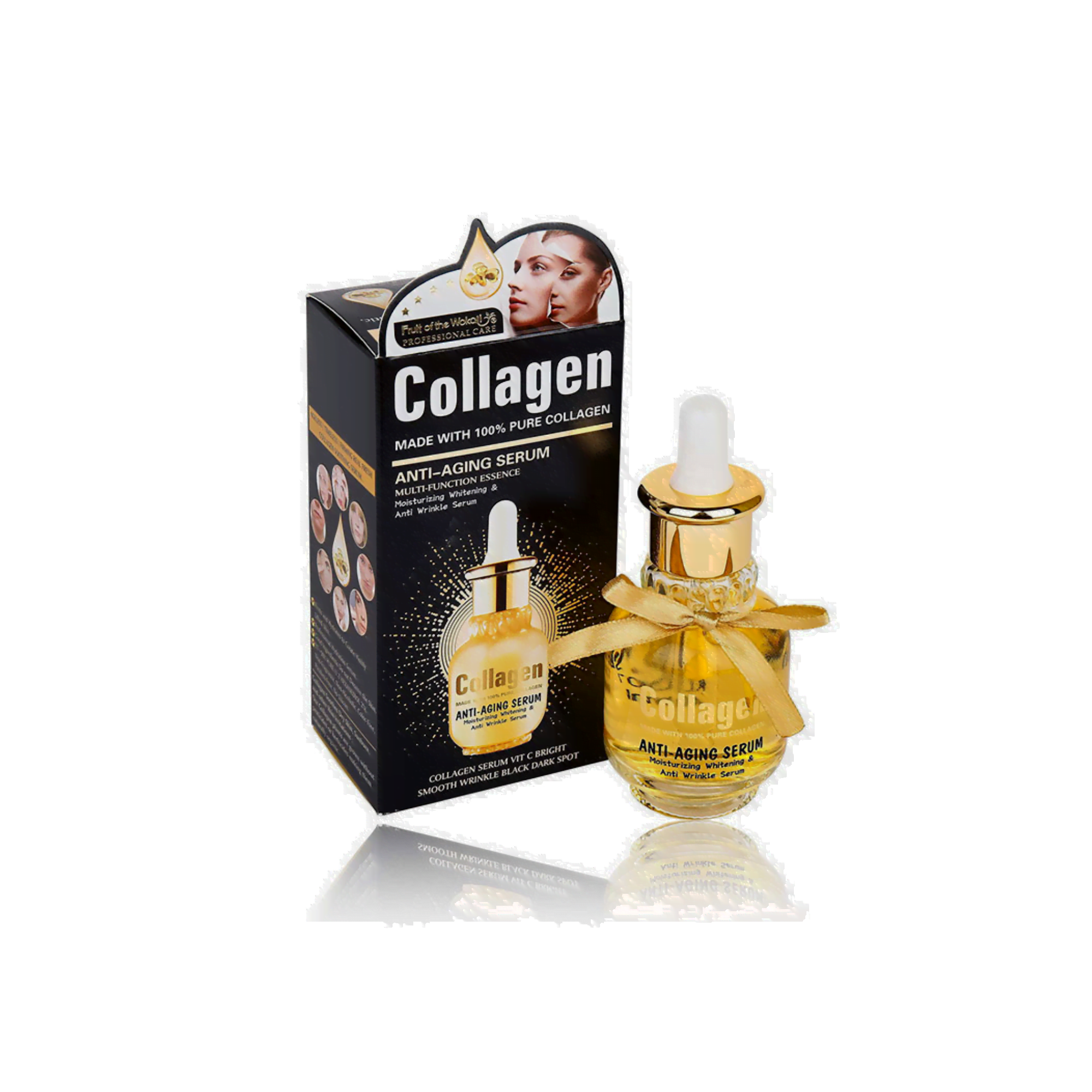 Picture of 40 ml Collagen Anti - Aging serum International France product used for male female