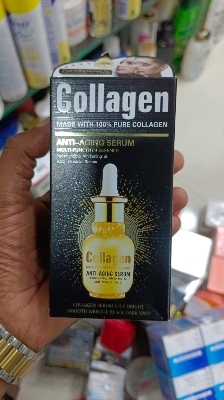 Picture of 40 ml Collagen Anti - Aging serum International France product used for male female