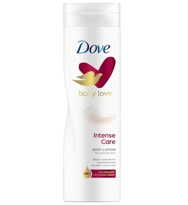 Picture of 400 ml Dove body love Intense care Body Lotion International UK product used for male/ female