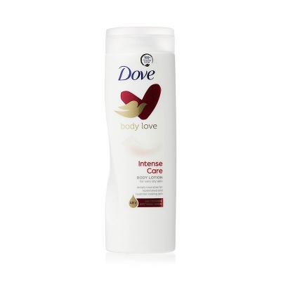 Picture of 400 ml Dove body love Intense care Body Lotion International UK product used for male/ female