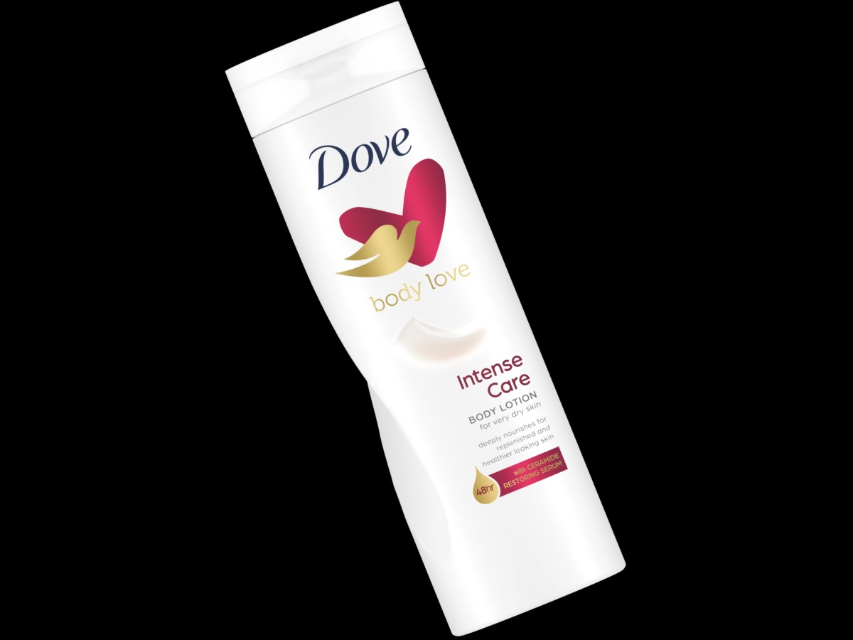 Picture of 400 ml Dove body love Intense care Body Lotion International UK product used for male/ female