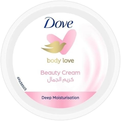 Picture of 250 ml Dove body love beauty cream deep moisturisation International UAE product used for male female