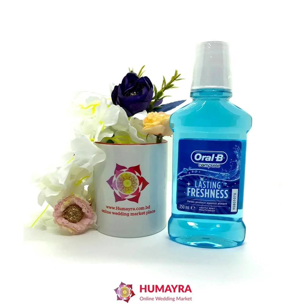 Picture of 250 ml Oral - B Lasting freshness mouthwash International Germany product used for male female