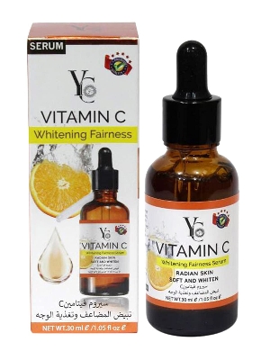 Picture of 30 ml YC Vitamin C Whitening Fairness serum International Thailand product used for male female