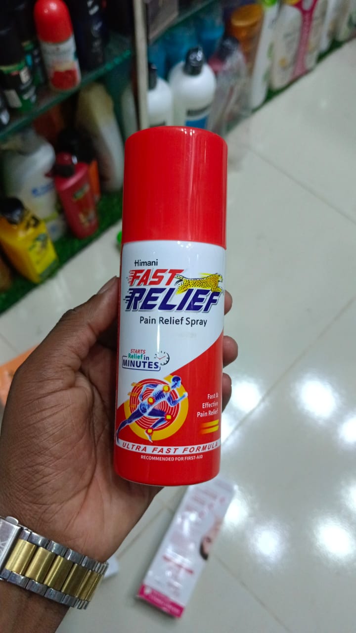 Picture of 150 ml  fast relief pain relief spray Indian product used for male female