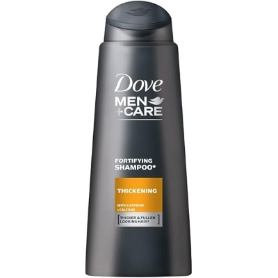 Picture of 250 ml Dove men care fortifying shampoo Thickening International UK product used for male