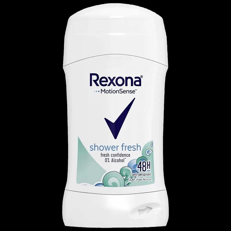 Picture of 40 gm Rexona shower fresh deodorant International UAE product used for female