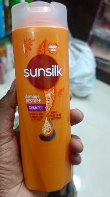 Picture of 160 ml Sunsilk damage restore shampoo International Thailand product used for male female