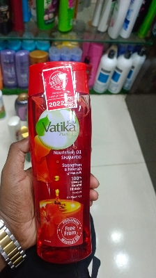 Picture of 425 ml Vatika Nourishing oil shampoo International Australian product used for male female
