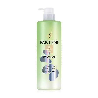 Picture of 530 ml Pan tene micellar Detox & Moisturize Waterlily Extract Scalp Shampoo International Thailand product used for male/ female
