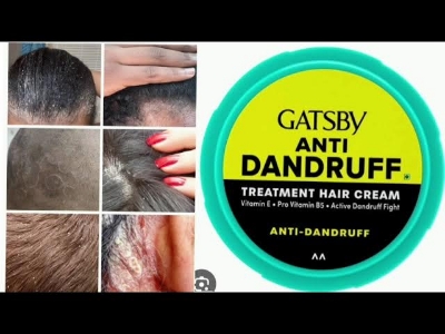 Picture of 70 gm Gatsby Anti Dandruff treatment hair cream International Indonesian product used for male