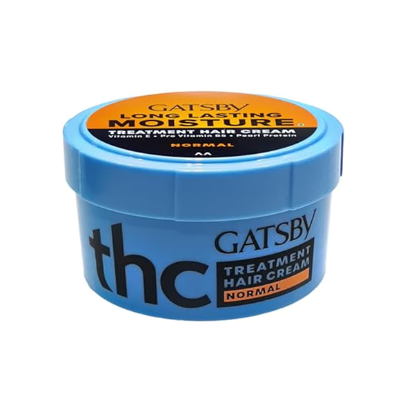 Picture of 125 gm Gatsby long lasting moisture treatment hair cream International Indonesian product used for male
