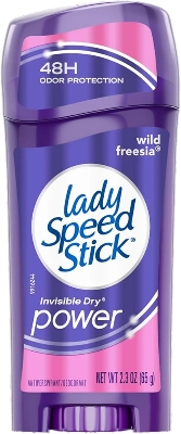 Picture of 65 gm Wild freesia lady speed stick invisible dry power deodorant International USA product used for female