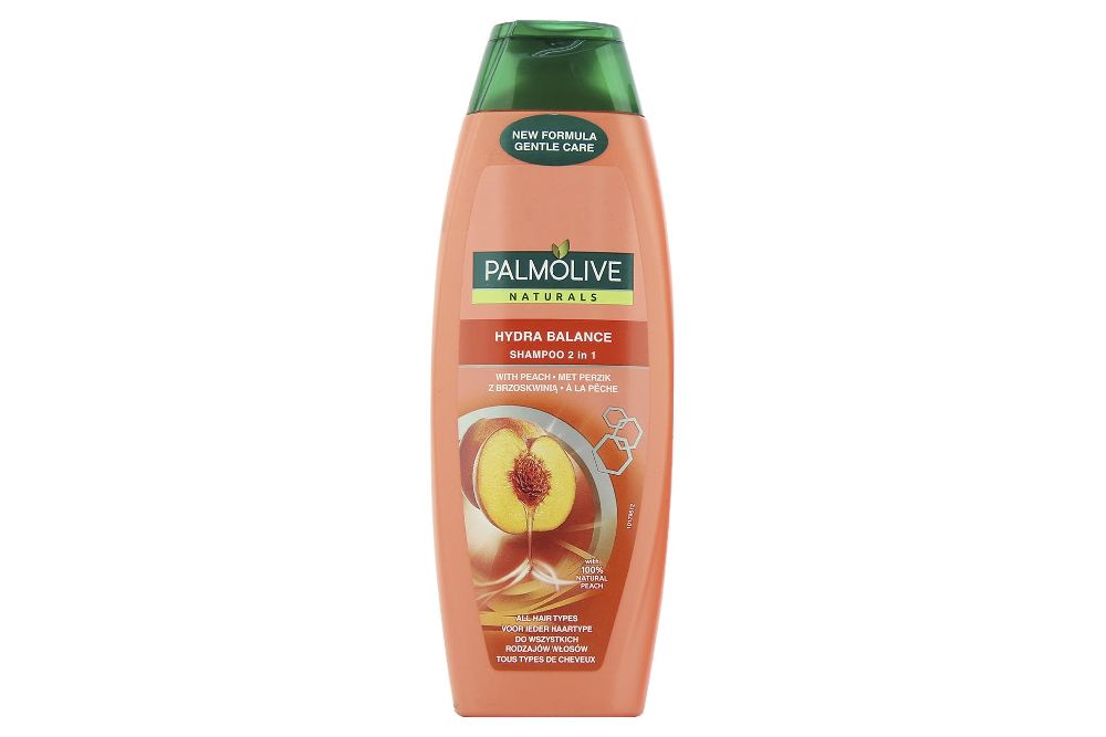 Picture of 350 ml Palmolive Hydra Balance 2 in 1 shampoo European country product used for male female