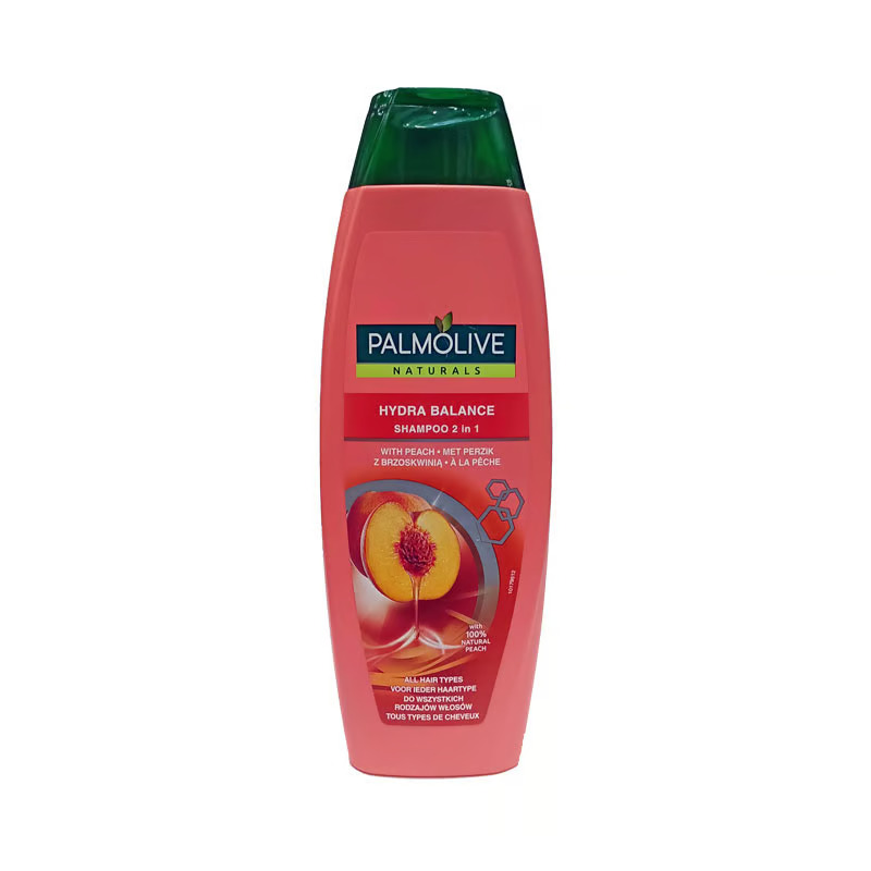 Picture of 350 ml Palmolive Hydra Balance 2 in 1 shampoo European country product used for male female