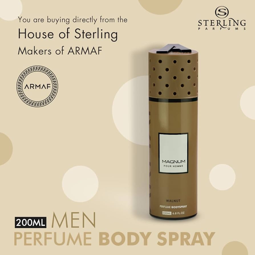 Picture of 200 ml Personal care Armaf MAGNUM pure femme Walnut body spray International UAE product used for female