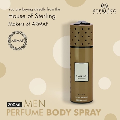Picture of 200 ml Personal care Armaf MAGNUM pure femme Walnut body spray International UAE product used for female