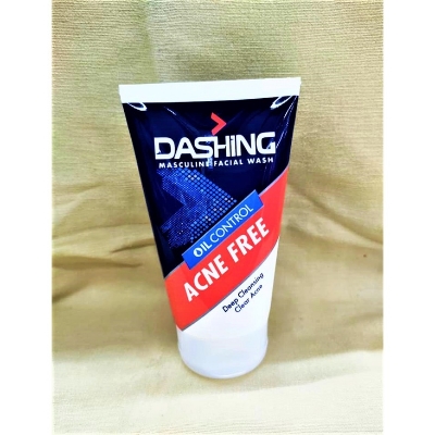 Picture of 100 gm Dashing oil control Acne free Facial wash International Malaysian product used for male