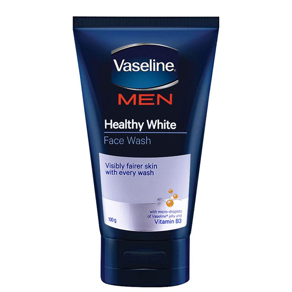 Picture of 100 gm Vaseline Men Healthy White face wash International European product used for male