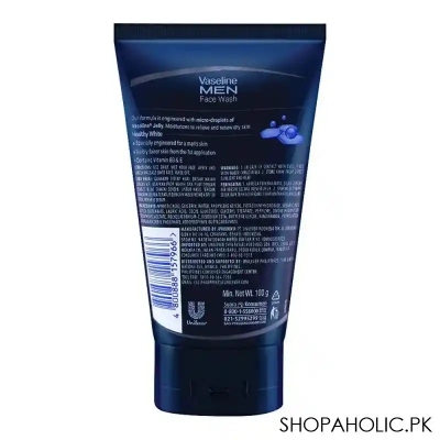 Picture of 100 gm Vaseline Men Healthy White face wash International European product used for male