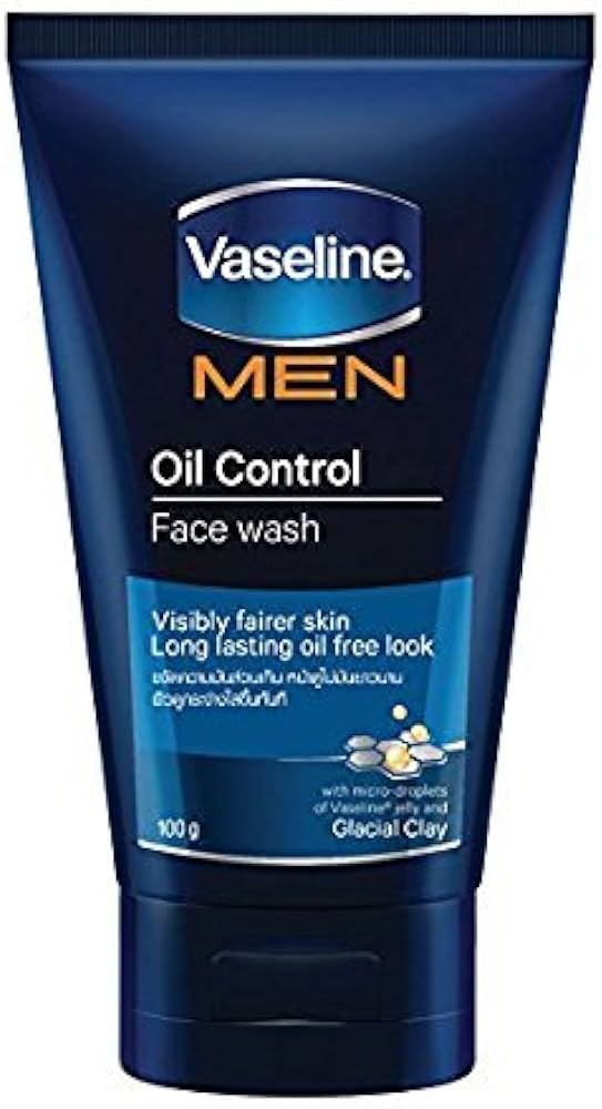 Picture of 100 gm Vaseline Men Oil Control face wash International European product used for male
