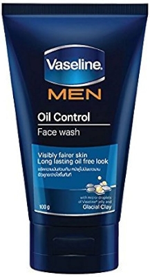 Picture of 100 gm Vaseline Men Oil Control face wash International European product used for male
