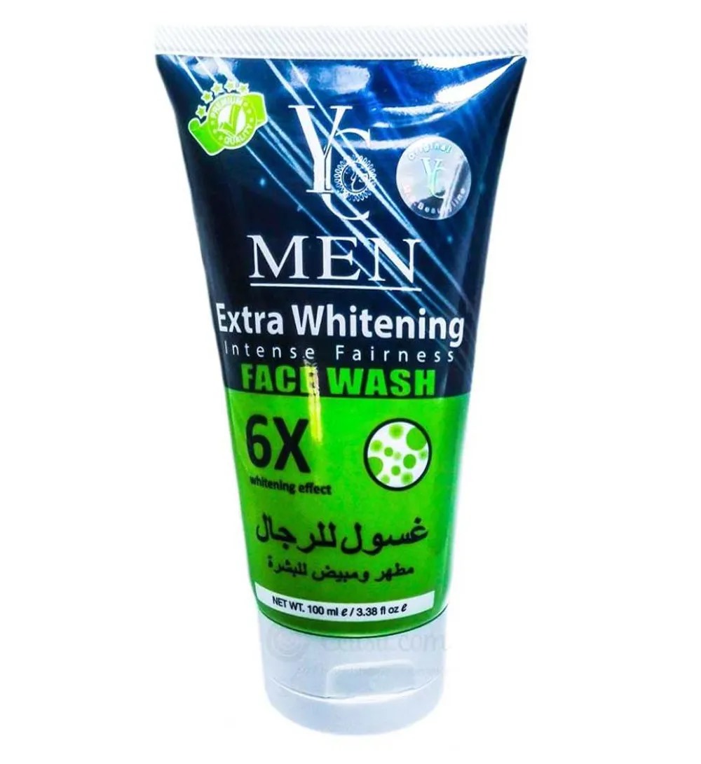 Picture of 100 ml YC men Extra Whitening face wash International Thailand product used for male