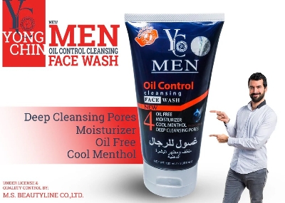 Picture of 100 ml YC men Oil control face wash International Thailand product used for male