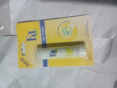 Picture of 1 pc Fa Lemon Lip balm International Germany product used for male female