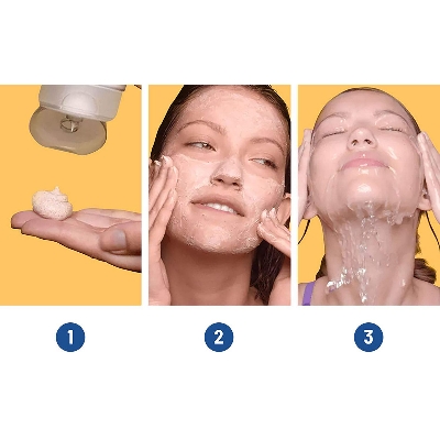 Picture of 170 GM ST Ives exfoliant avocado & honey face scrub International USA product used for male female