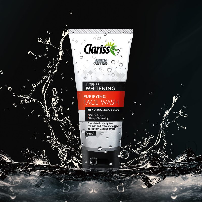 Picture of 100 ml Clariss Men creative Intense Purifying face wash International UAE product used for male