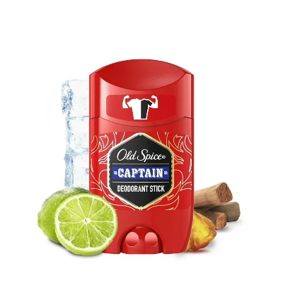 Picture of 50 ml Old Spice captain Deodorant Stick International UK product used for male