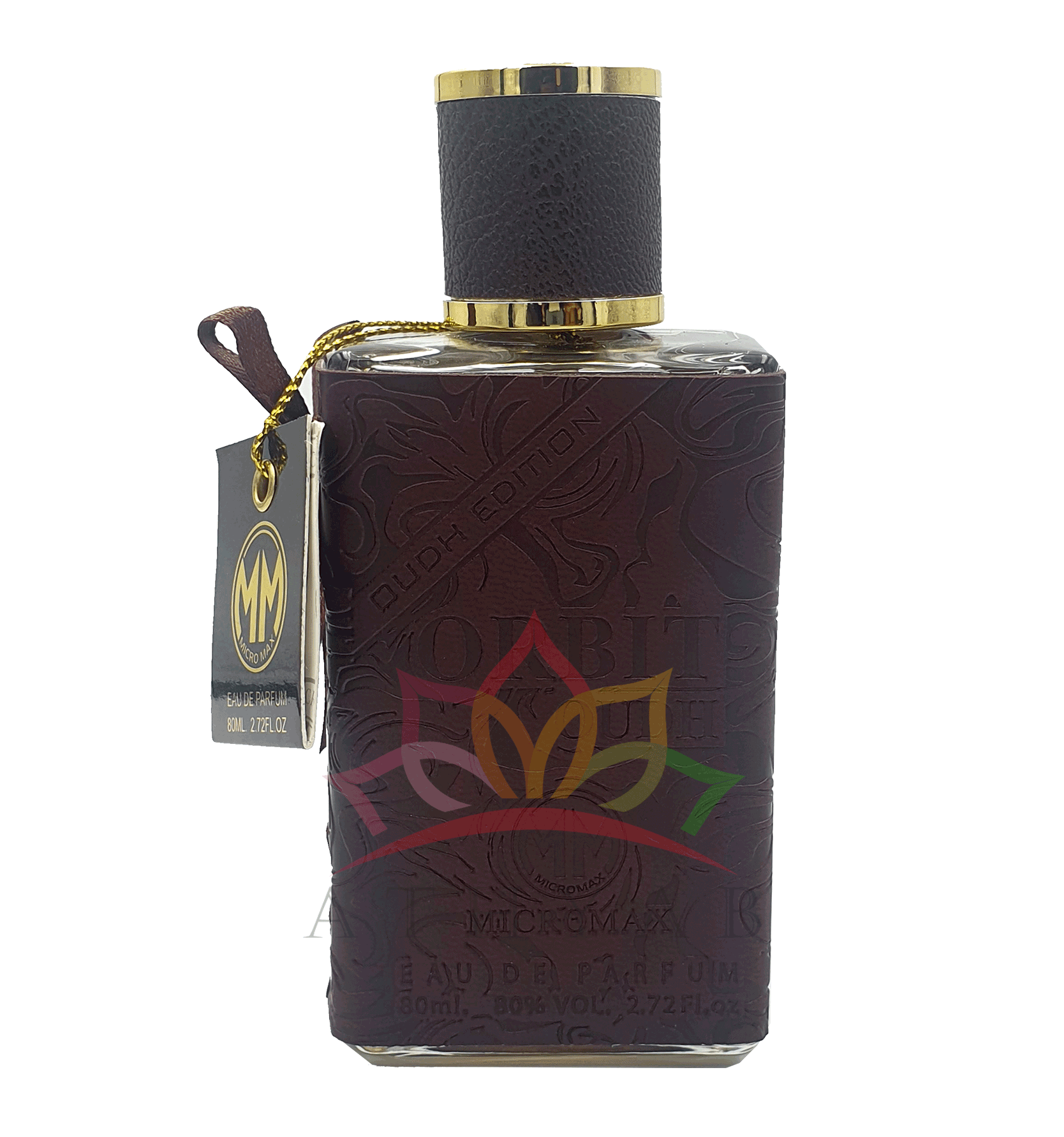 Picture of 80 ml Micro max Orbit Oudh Body perfume International UAE product used for male