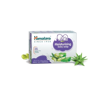 Picture of 125 gm Himalaya Moisturizing soap International UAE product used for baby
