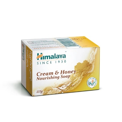 Picture of 125 gm Himalaya Cream & honey Nourishing soap International UAE product used for male female