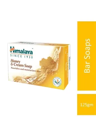 Picture of 125 gm Himalaya Cream & honey Nourishing soap International UAE product used for male female
