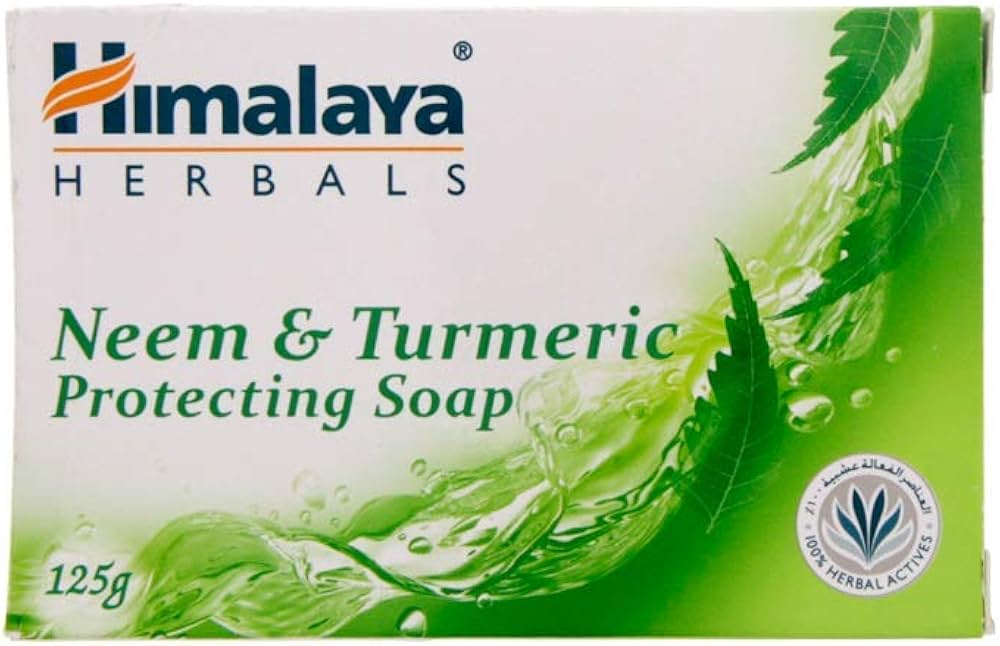 Picture of 125 gm Himalaya Neem & Turmeric Protecting soap International UAE product used for male female