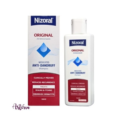 Picture of 100 ml Nizoral Medicated Anti - Dandruff shampoo International Thailand product used for male female