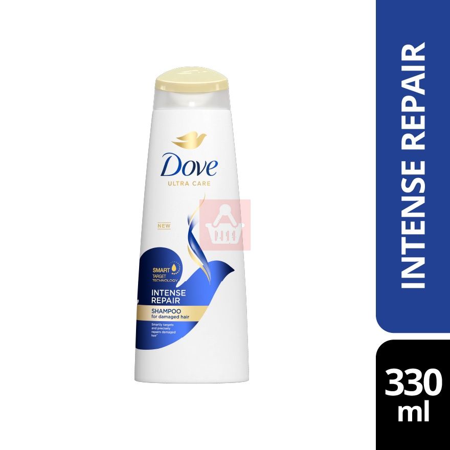 Picture of 330 ml Dove Intense Repair Hair care shampoo International Thailand product used for male/ female