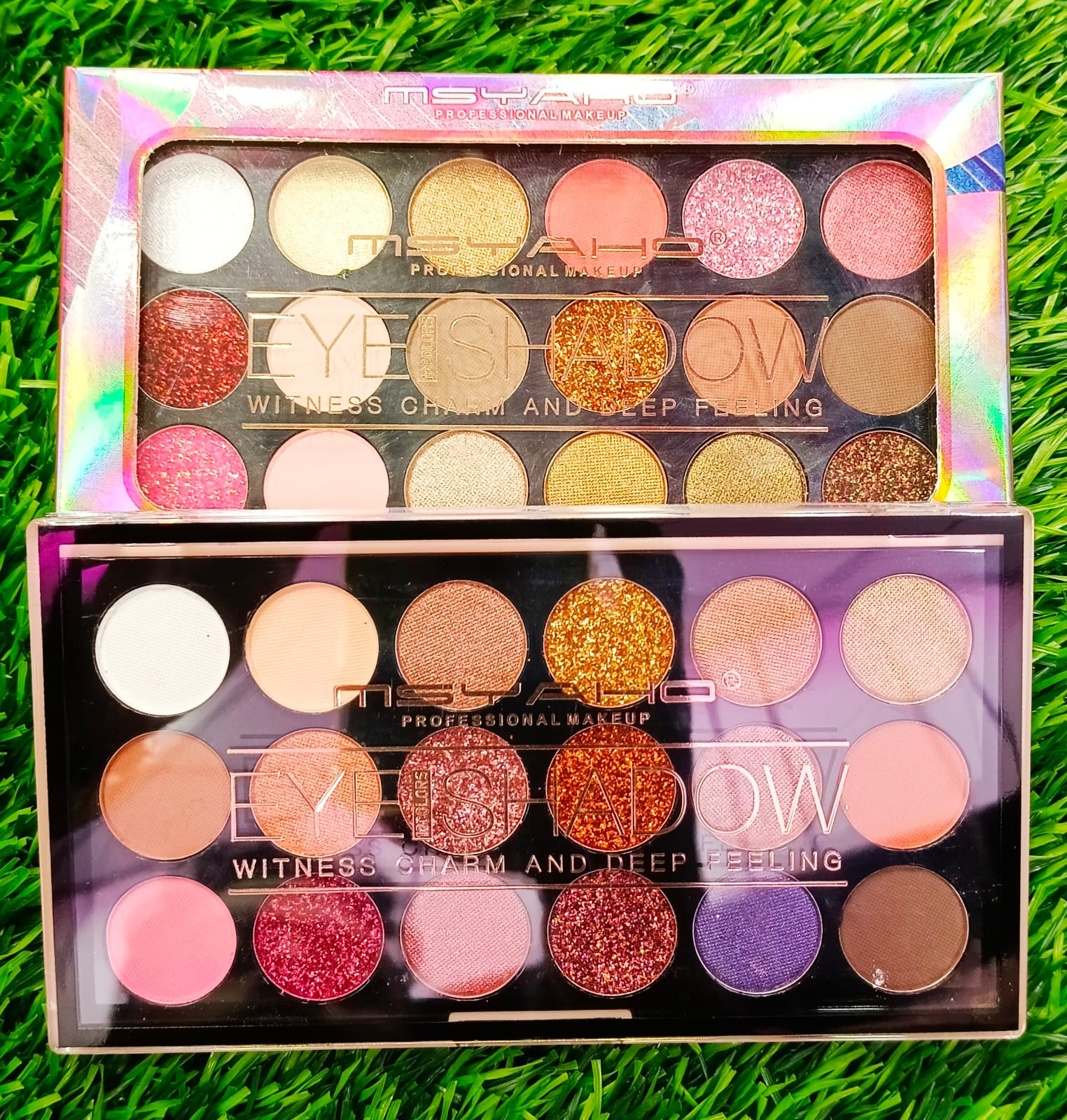 Picture of International Makeup item msyaho 18 color Eyeshadow plate - Shade no 01