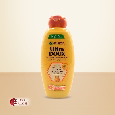 Picture of 400 ml Garnier Ultra Doux honey treasures Reconstructing Shampoo International Egypt product used for male female
