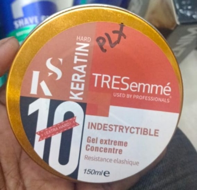 Picture of 150 ml TRESemme Extra hard extreme Concentre hair gel International Thailand product used for male