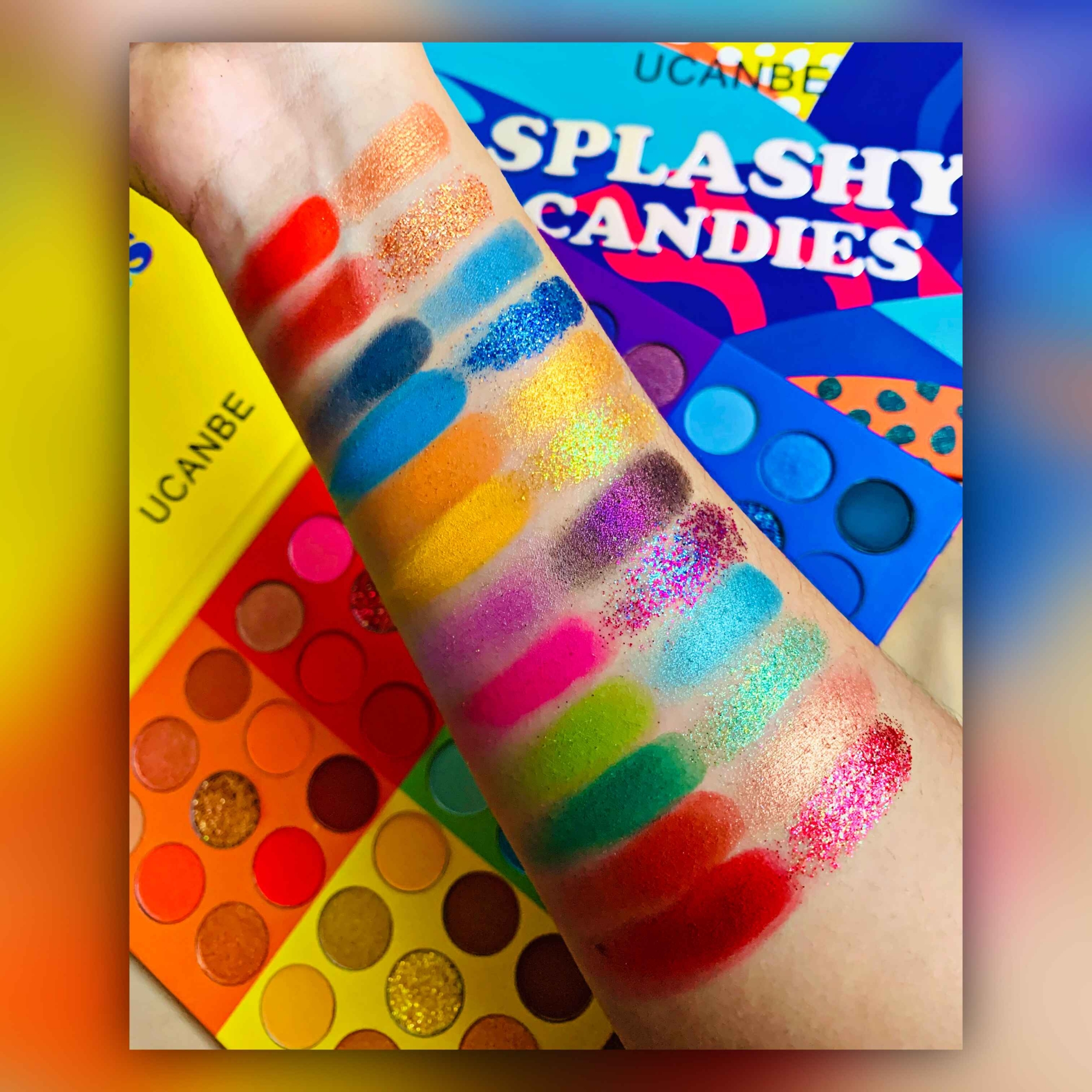 Picture of International PRC product make up item UCANBE 54 Colors Splashy Candies Eyeshadow Palette - 1 set