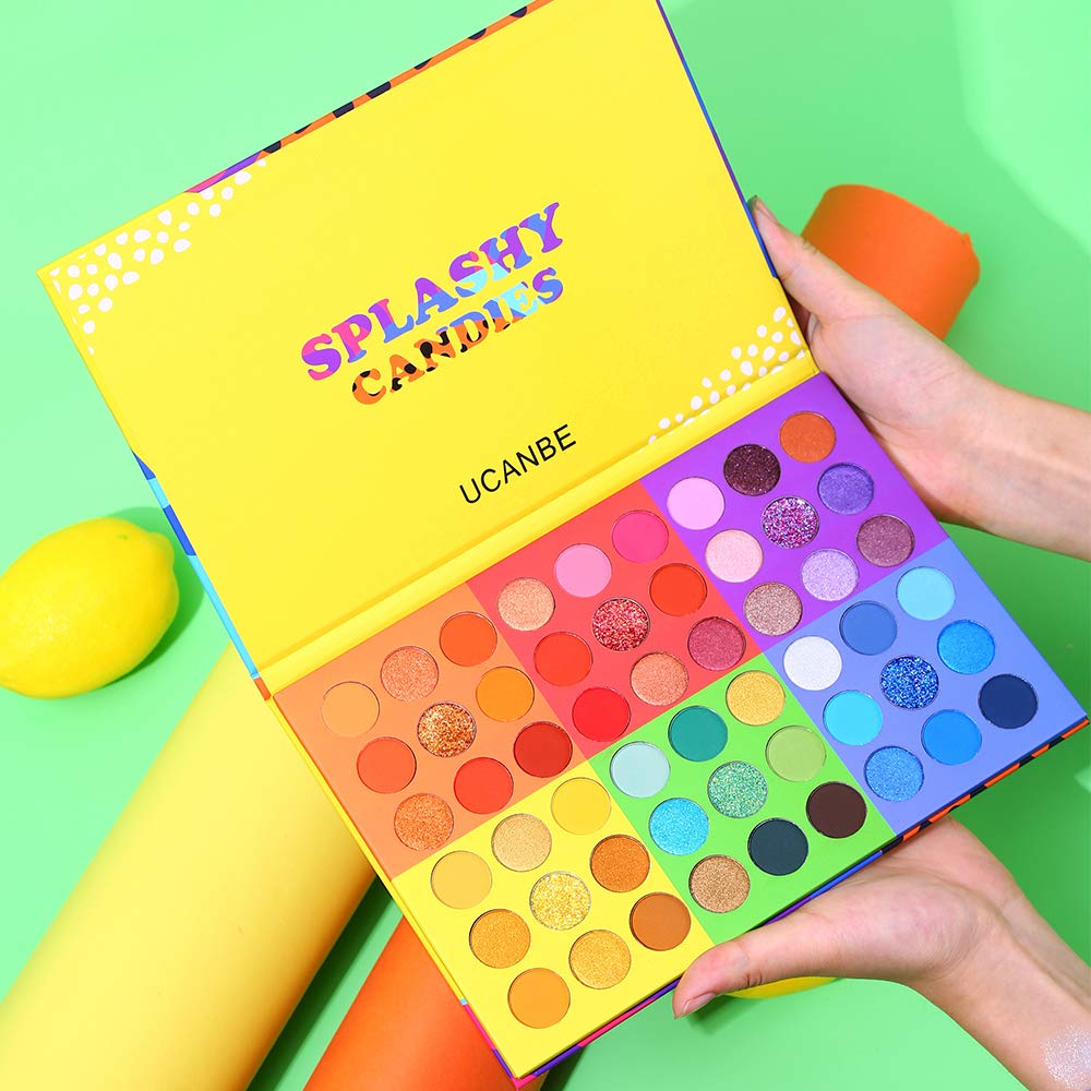 Picture of International PRC product make up item UCANBE 54 Colors Splashy Candies Eyeshadow Palette - 1 set