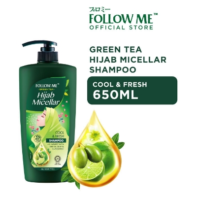 Picture of 650 ml Follow me Hijab Micellar Cool & Fresh shampoo International Malaysian product used for male female
