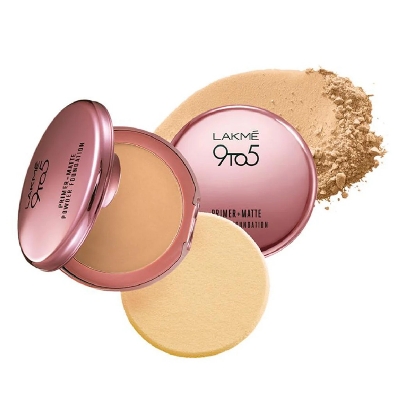 Picture of International PRC product Face care Lakme 9 to 5 paris prime + matte powder foundation pressed / compact powder single part - 1 piece (9 gm)