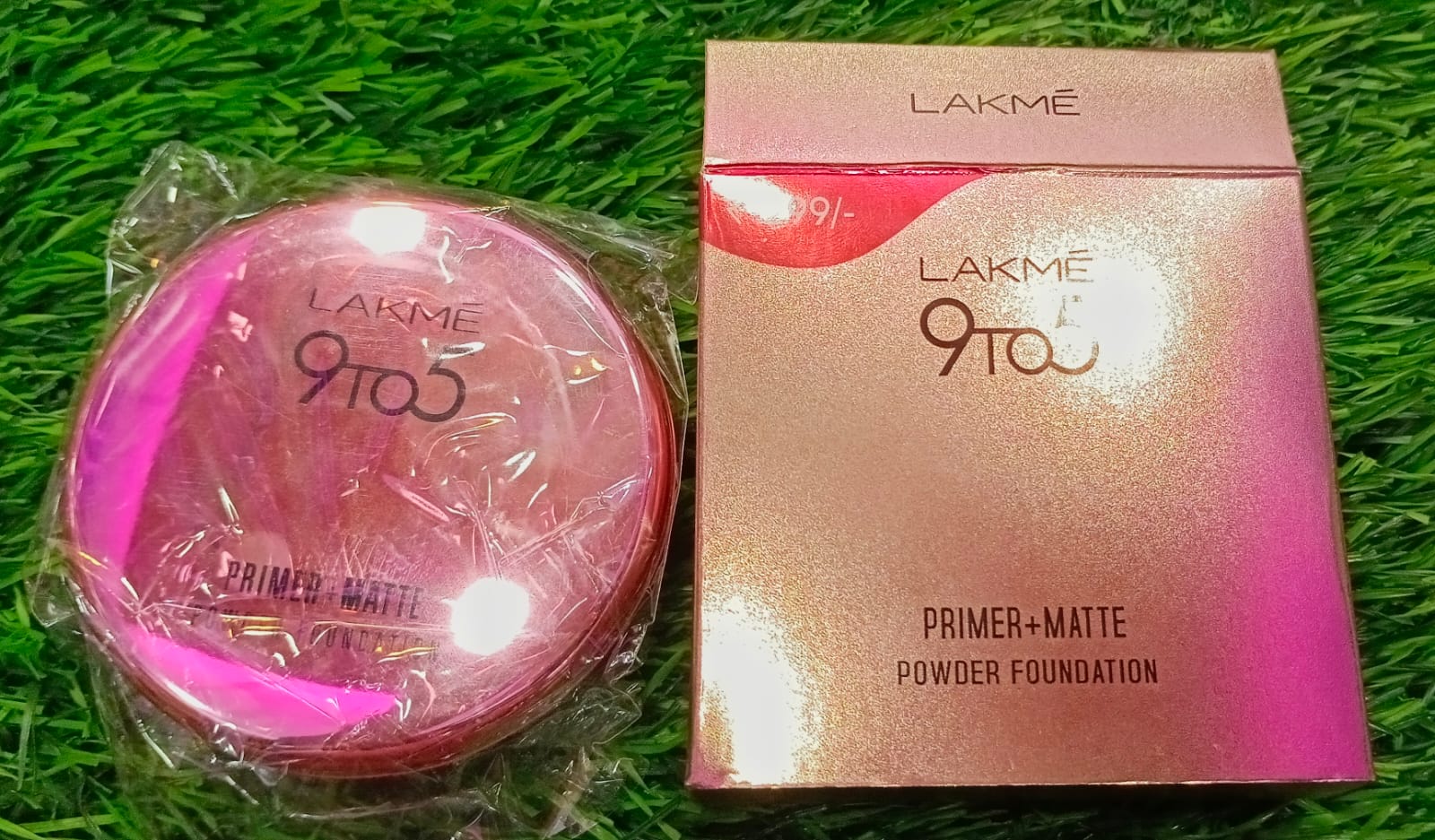 Picture of International PRC product Face care Lakme 9 to 5 paris prime + matte powder foundation pressed / compact powder single part - 1 piece (9 gm)