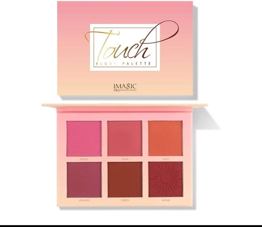 Picture of International PRC prduct face care item 6 color Imagic Touch blush palette - 1 set